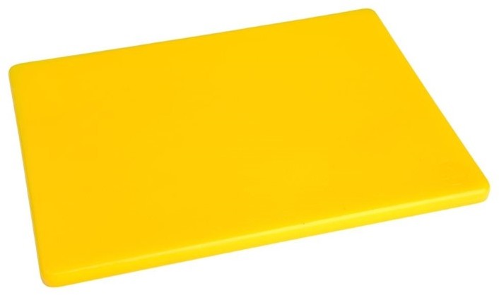  Hygiplas Low Density Yellow Chopping Board Small 