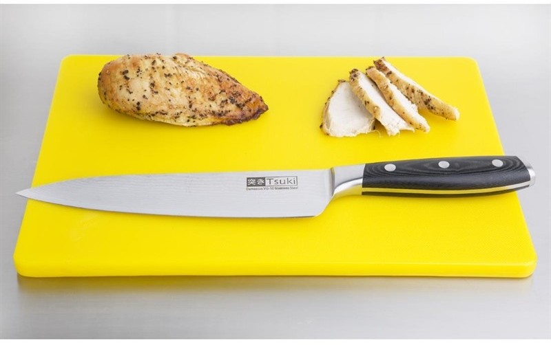  Hygiplas Low Density Yellow Chopping Board Small 