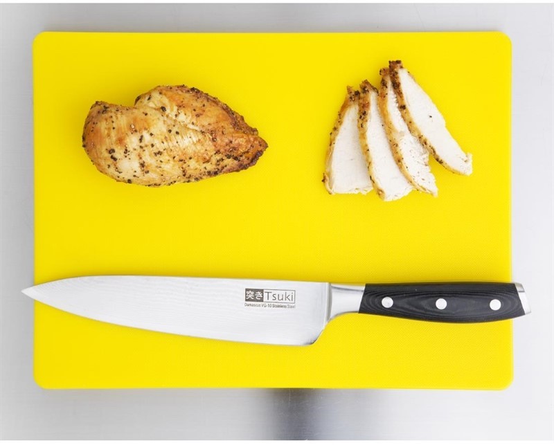  Hygiplas Low Density Yellow Chopping Board Small 