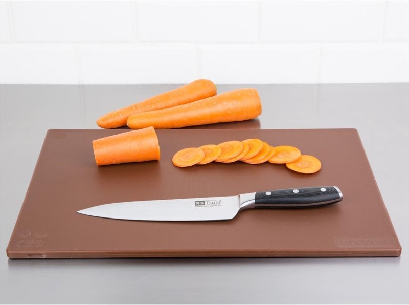  Hygiplas Anti-bacterial Low Density Chopping Board Brown 