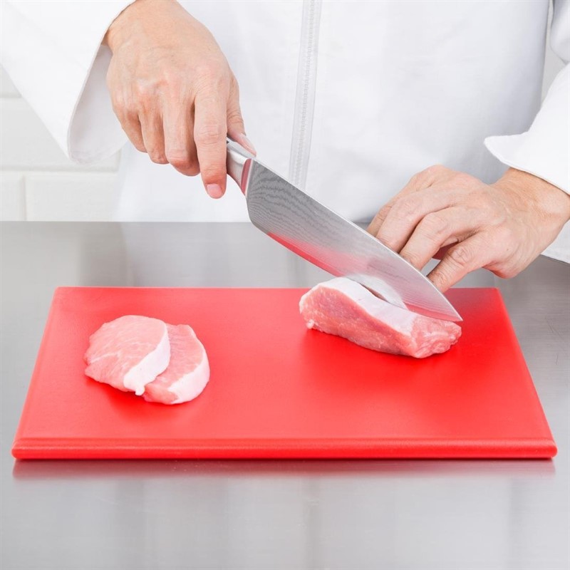  Hygiplas High Density Red Chopping Board Small 