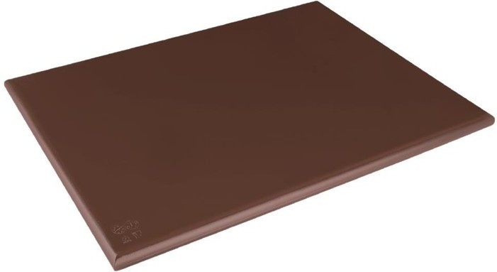  Hygiplas Extra Thick Low Density Brown Chopping Board Large 
