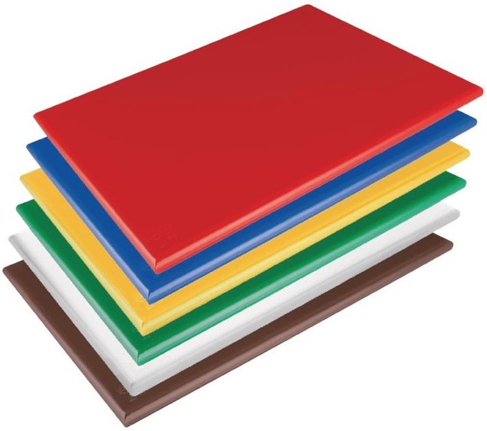  Hygiplas Low Density Chopping Boards 600x450x20mm (Pack of 6) 