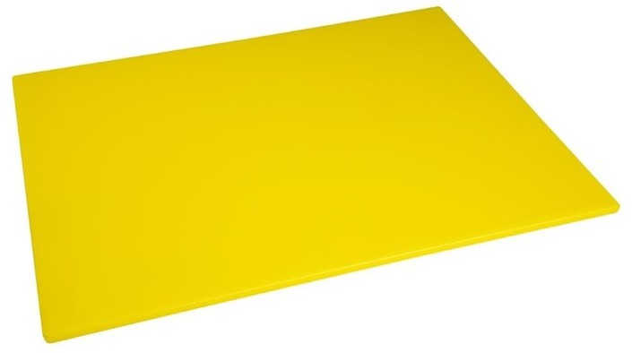  Hygiplas Low Density Yellow Chopping Board Large 