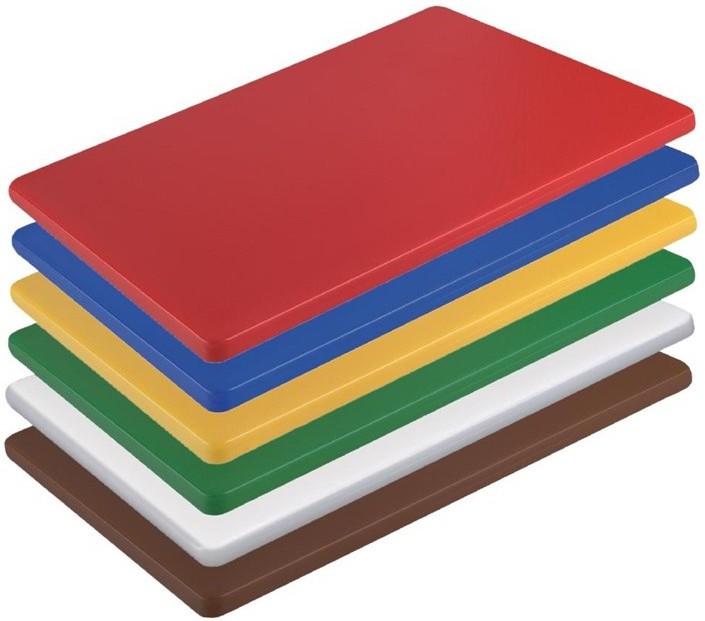 Hygiplas Low Density Small Chopping Boards (Pack of 6) 