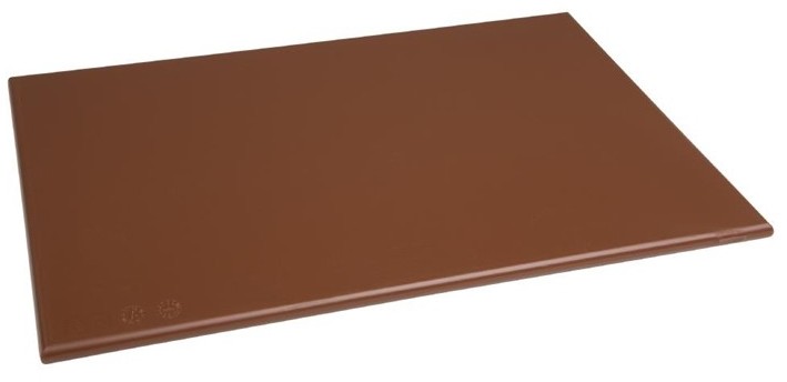  Hygiplas High Density Brown Chopping Board Standard 