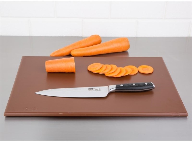  Hygiplas High Density Brown Chopping Board Standard 