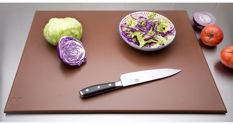  Hygiplas High Density Brown Chopping Board Large 