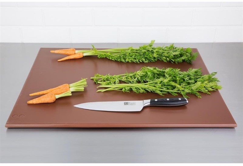  Hygiplas High Density Brown Chopping Board Large 