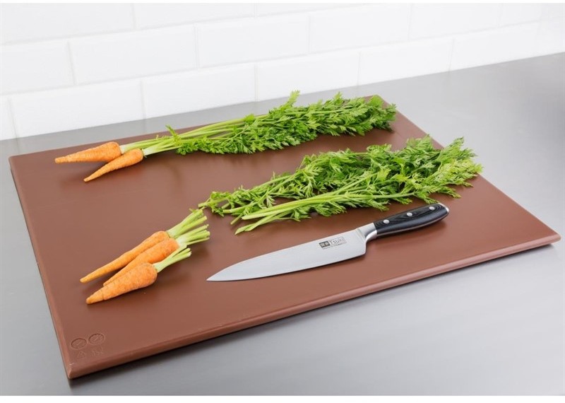  Hygiplas High Density Brown Chopping Board Large 