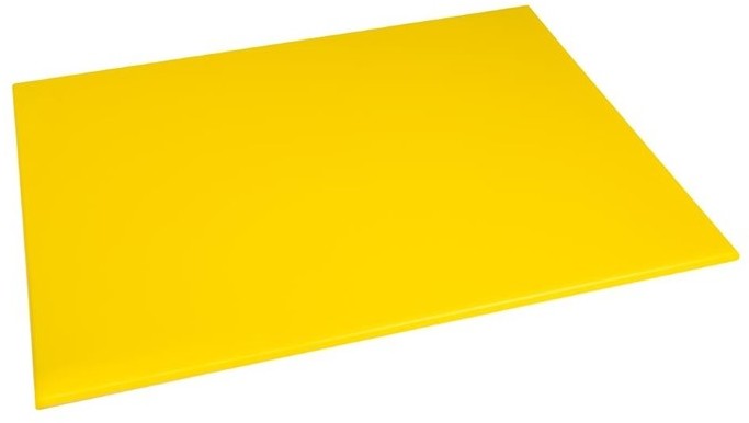  Hygiplas High Density Yellow Chopping Board Large 