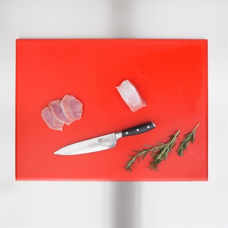  Hygiplas Extra Thick High Density Red Chopping Board Large 