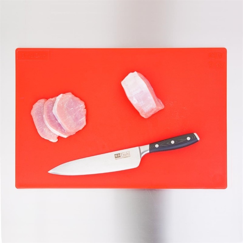  Hygiplas Low Density Red Chopping Board Standard 