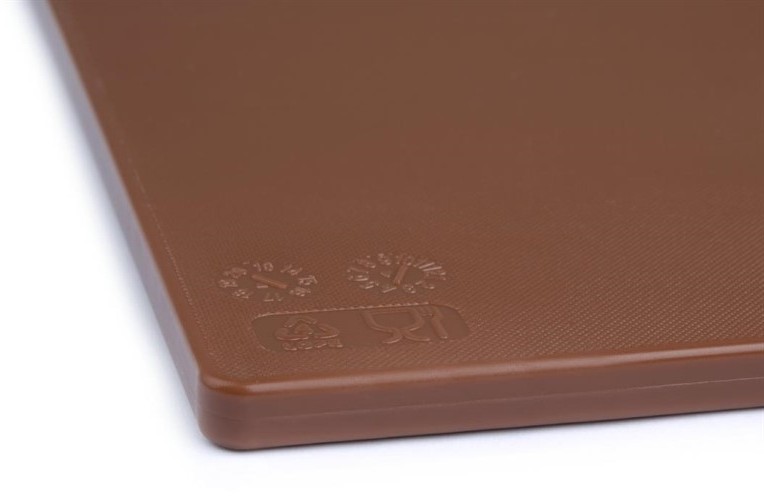  Hygiplas Low Density Brown Chopping Board Standard 