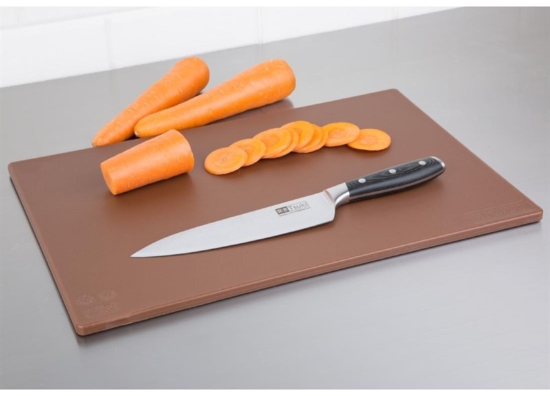 Hygiplas Low Density Brown Chopping Board Standard 