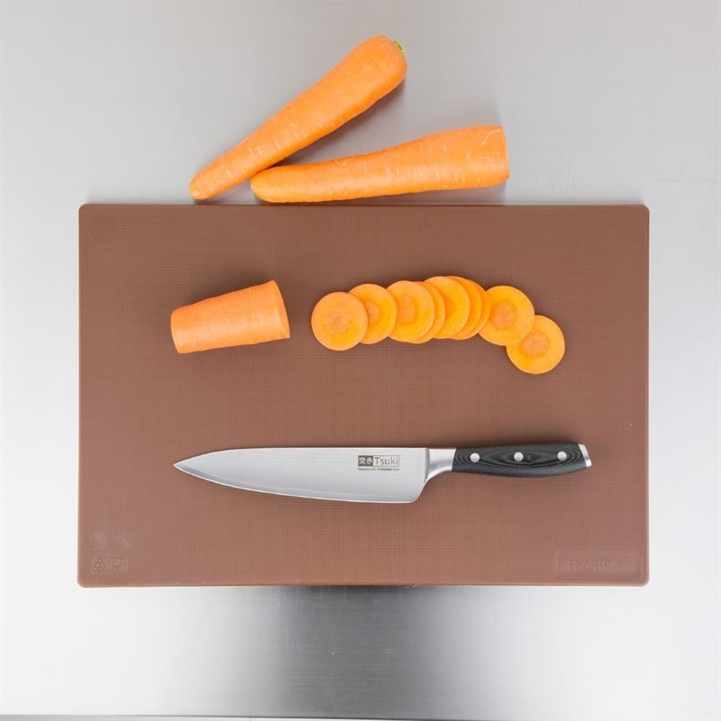  Hygiplas Low Density Brown Chopping Board Standard 