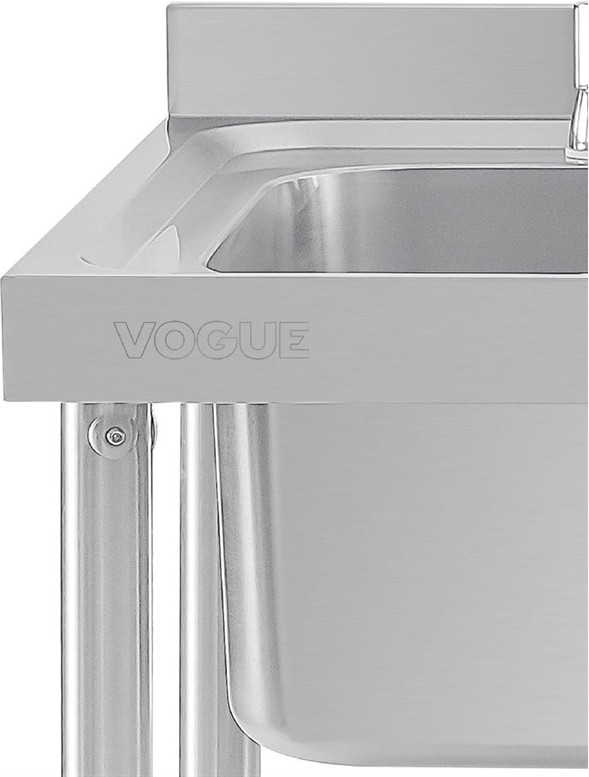  Vogue Single Sink Right Hand Drainer 1000mm 