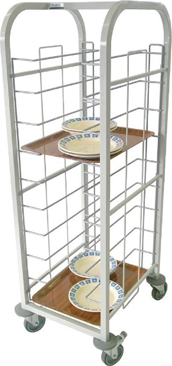  Craven Steel Self Clearing Trolley 10 Shelves 