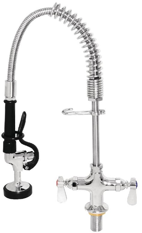  Vogue Single Pedestal Mini Pre-Rinsers 