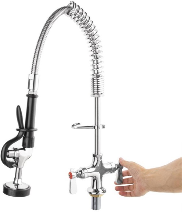  Vogue Single Pedestal Mini Pre-Rinsers 