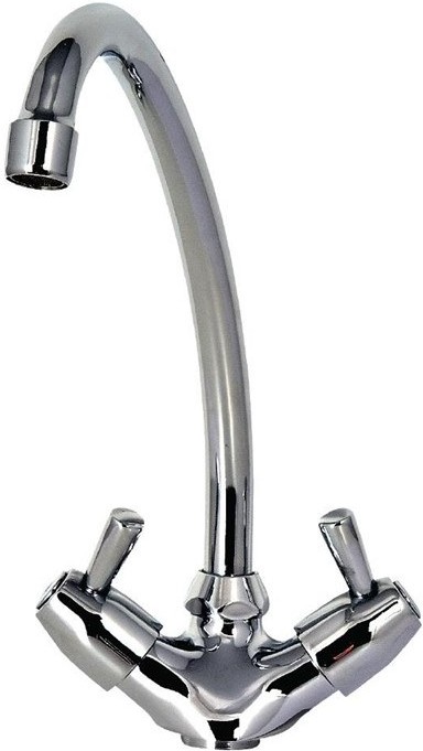  Gastronoble Single Hole Mixer with Multiple Turn Knobs and Spout 300mm 