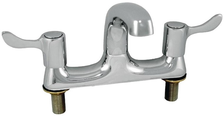  Vogue Twin Mixer Lever Deck Tap 
