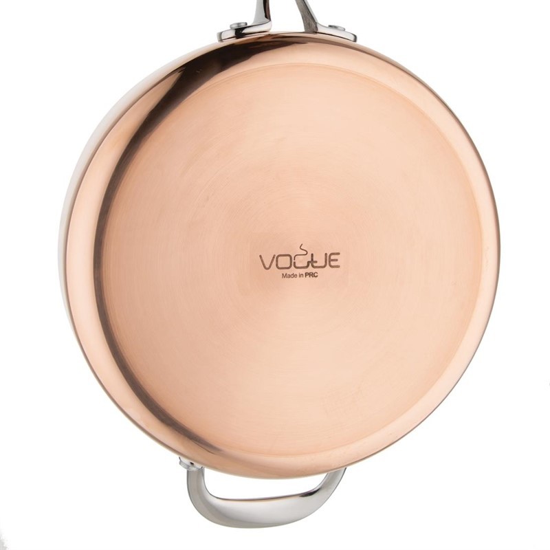  Vogue Tri Wall Copper Saute Pan 240mm 