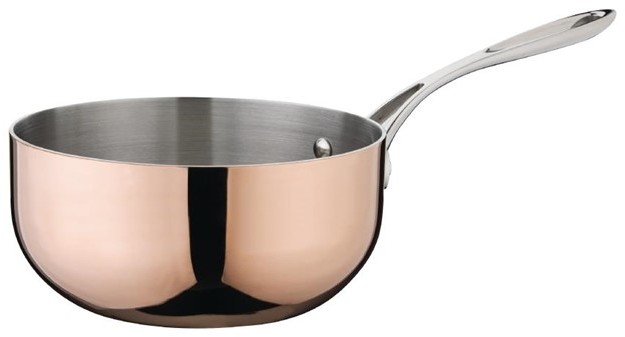  Vogue Tri Wall Copper Flared Saute Pan 200mm 