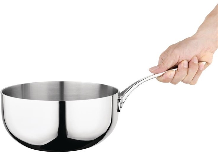  Vogue Tri Wall Flared Saute Pan 200mm 