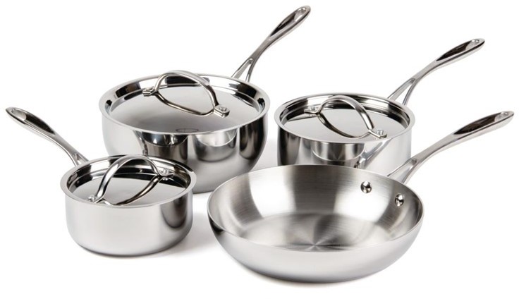  Vogue Tri Wall Flared Saute Pan 200mm 