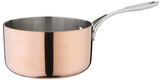  Vogue Tri Wall Copper Saucepan 180mm 