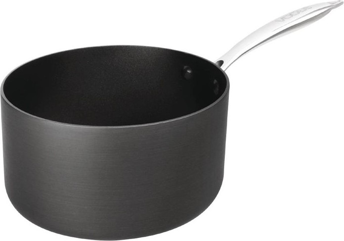  Vogue Anodised Aluminium Non Stick Sauce Pan 180mm 