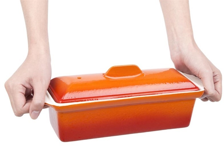  Vogue Orange Pate Terrine Mould 1.3Ltr 