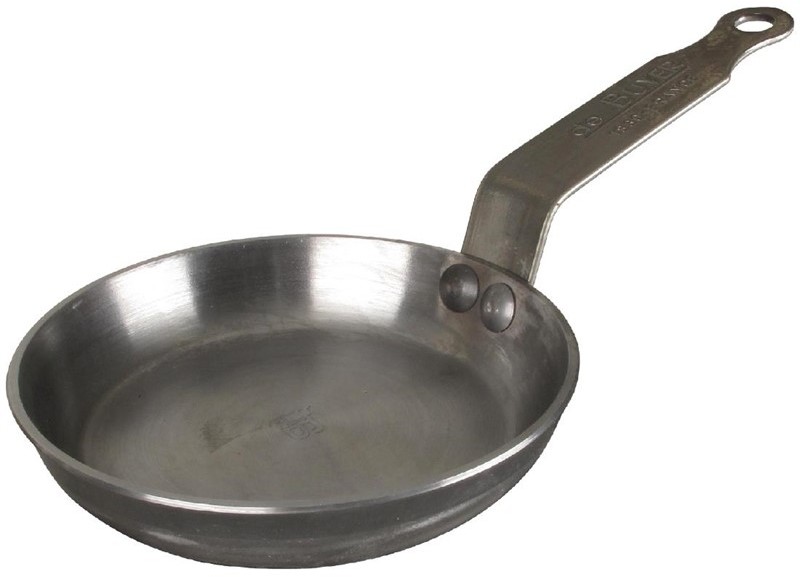  De Buyer Mineral B Black Iron Blinis Pan 120mm 