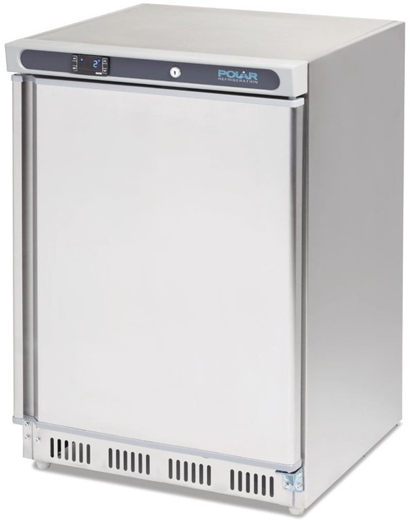  Polar C-Series Stainless Steel Under Counter Freezer 140Ltr 