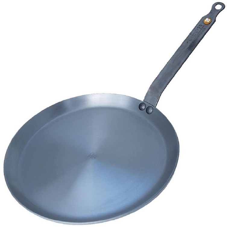  De Buyer Mineral B Black Iron Crepe Pan 240mm 