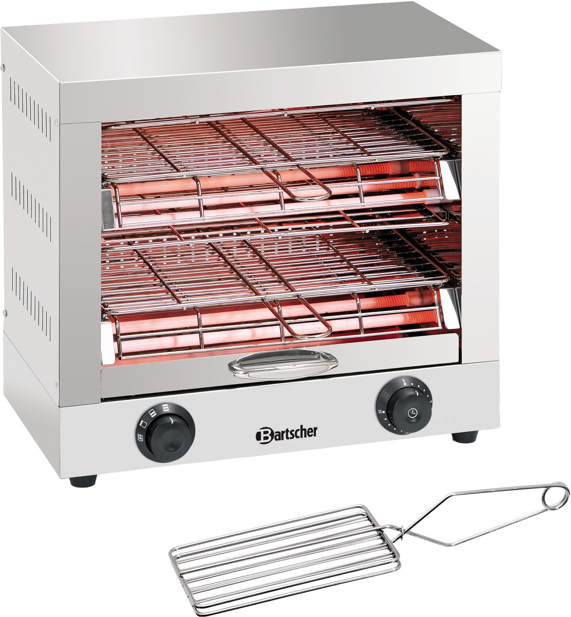  Bartscher Quartz tube toaster, double 