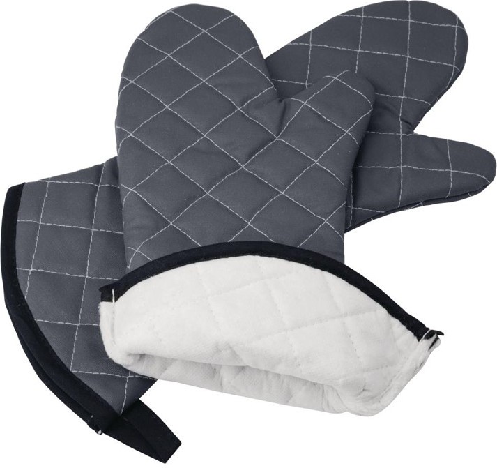  Vogue Flame Retardant Charcoal Oven Mitt 17" 