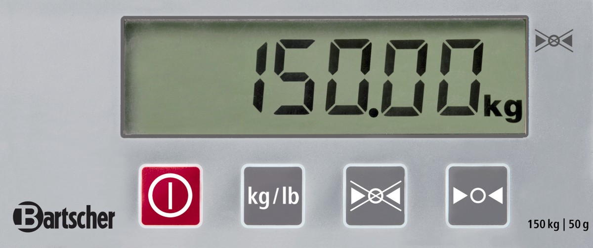  Bartscher Digital scale, 150kg, 50g 