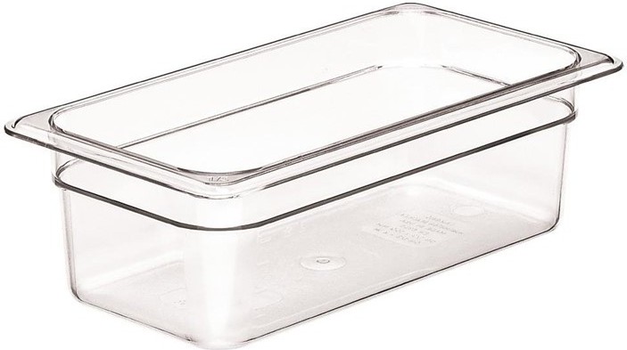  Cambro BPA Free Gastronorm Food Pan GN 1/3 100mm Deep 