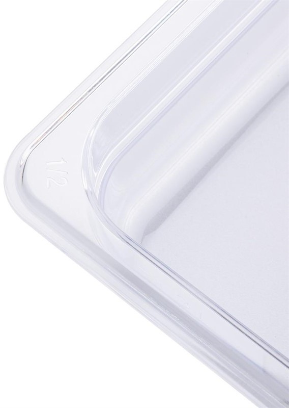  Vogue Polycarbonate 1/2 Gastronorm Container 100mm Clear 