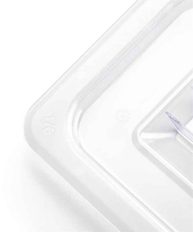  Vogue Polycarbonate 1/6 Gastronorm Lid Clear 