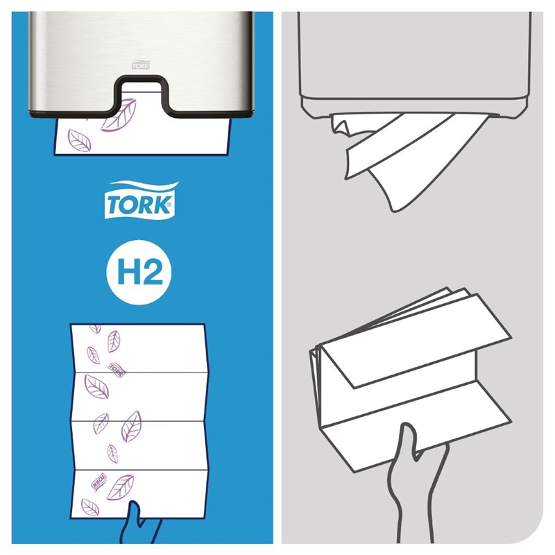  Tork Xpress Extra-Soft Multi-Fold Hand Towels 2-Ply (Pack of 2100) 