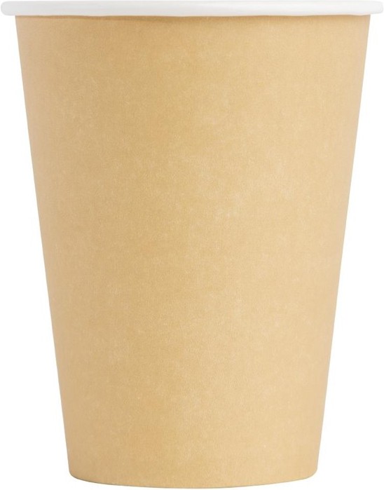  Fiesta Disposable Coffee Cups Single Wall Kraft 340ml / 12oz (Pack of 1000) 