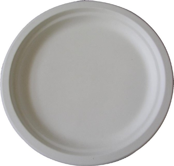  Fiesta Green Compostable Bagasse Plates Round 260mm (Pack of 50) 