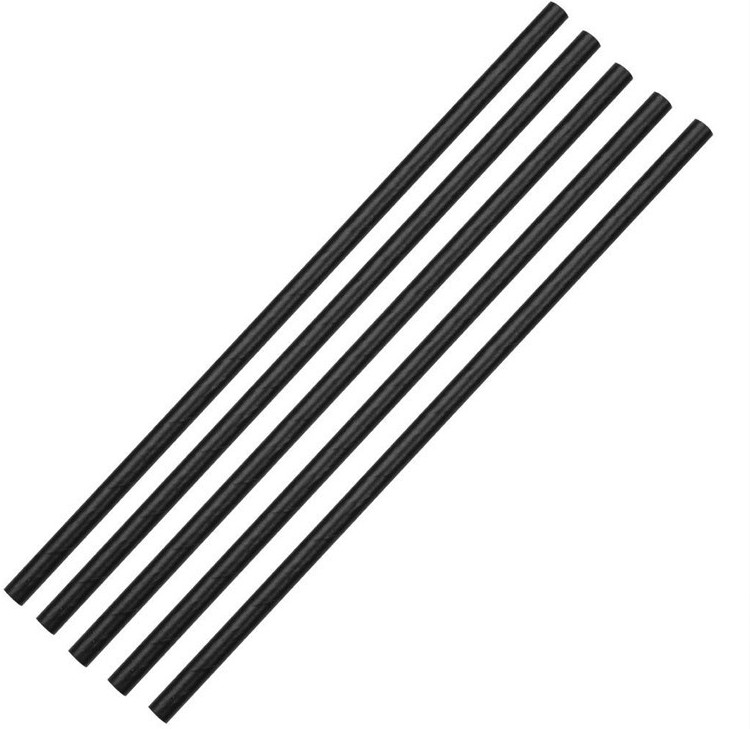  Fiesta Green Compostable Paper Straws Black (Pack of 250) 