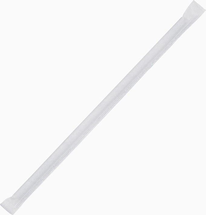  Fiesta Compostable Individually Wrapped Paper Straws Black (Pack of 250) 