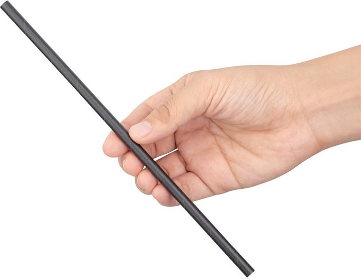  Fiesta Compostable Individually Wrapped Paper Straws Black (Pack of 250) 