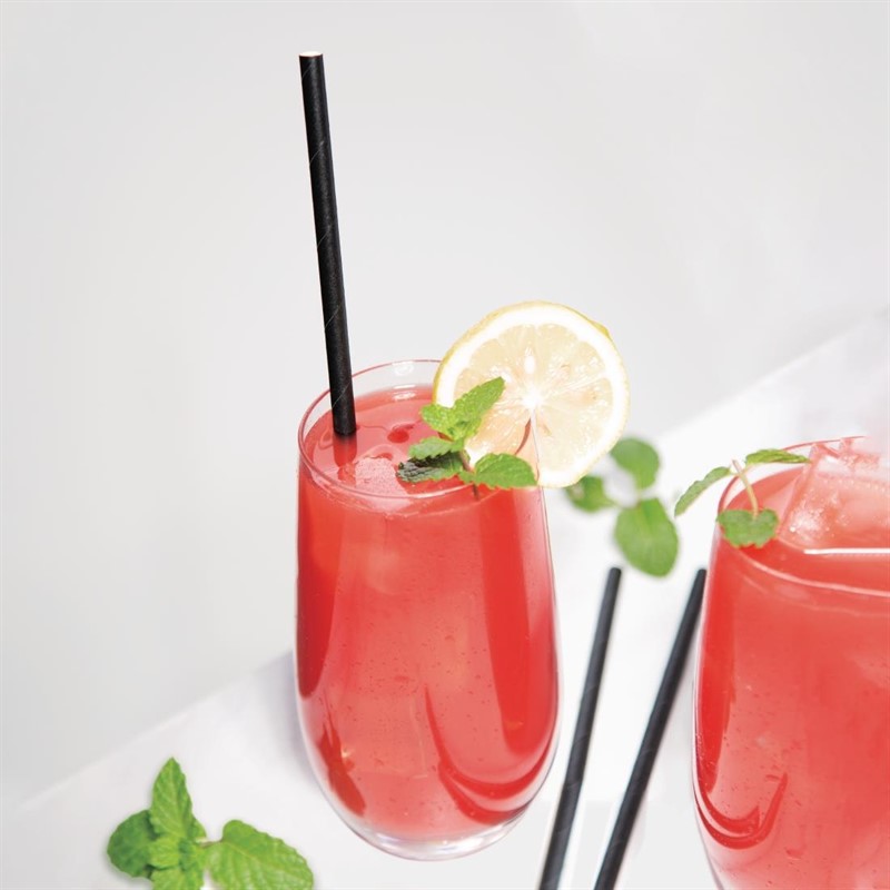  Fiesta Compostable Individually Wrapped Paper Straws Black (Pack of 250) 
