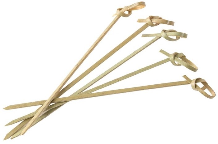  Gastronoble Looped Biodegradable Bamboo Skewers 120mm (Pack of 100) 